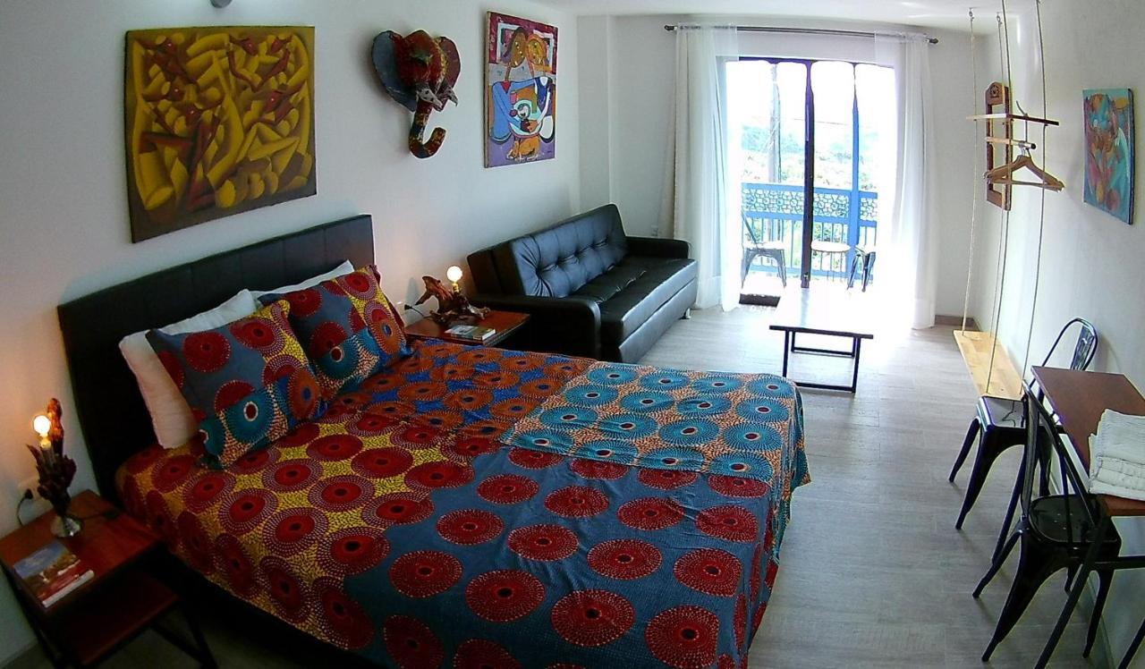 Casa Azul La Garrucha Hotel Jardín Eksteriør billede